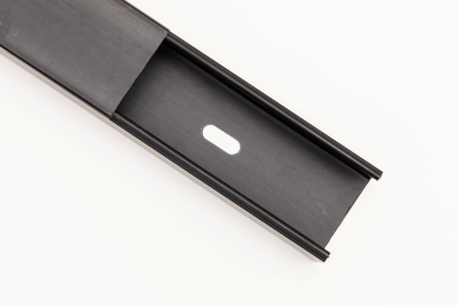Mini cable trunking black screw fix – 1 metre


