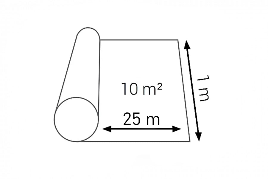 10m² white acoustic underlay roll for flooring