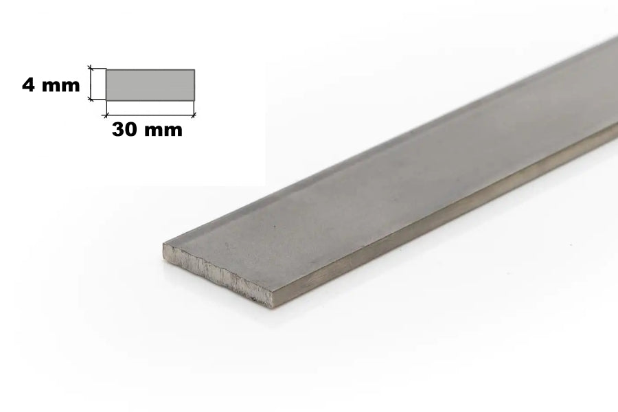 Stainless steel flat bar – 1m cut metal strip


