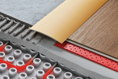 Self adhesive aluminium door threshold  anodised 