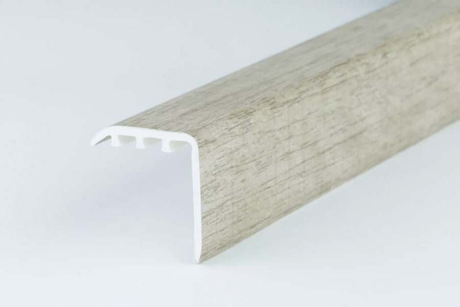 wood grain PVC stair profile for office stairs