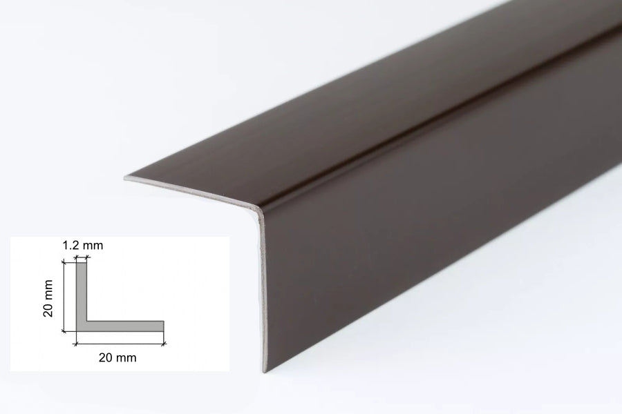 brown colour pvc corner