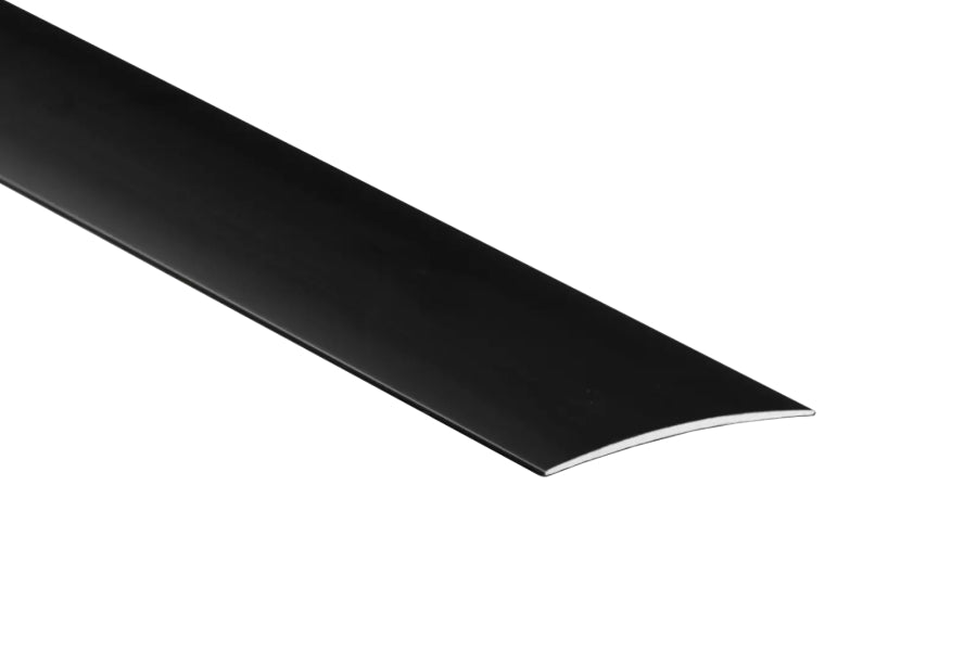 Self adhesive aluminium door threshold strip dark brown finish 930mm