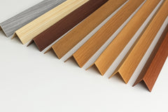 2.5 Metres Length - Wood Effect Plastic PVC Corner 90 Degree Angle Trim
