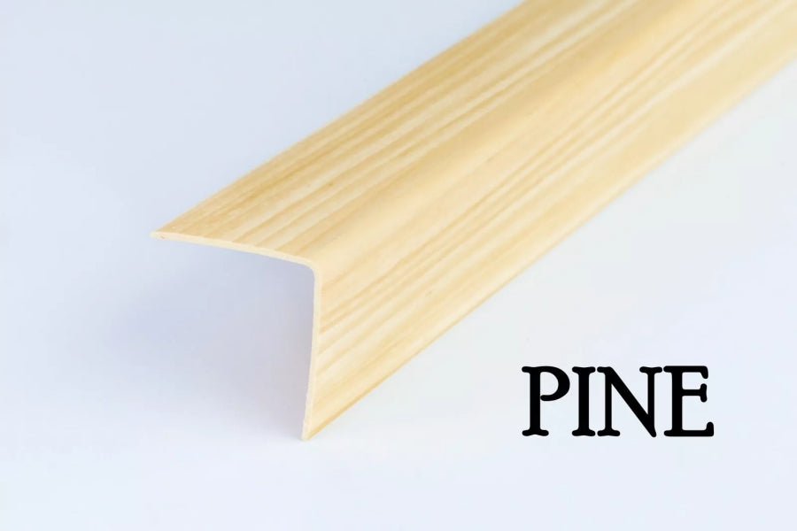 Pine Wood Effect PVC Corner Angle Trim