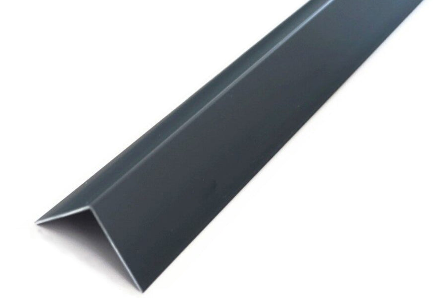 Anthracite PVC Corner Angle Trim Equal & Unequal 90° Edging