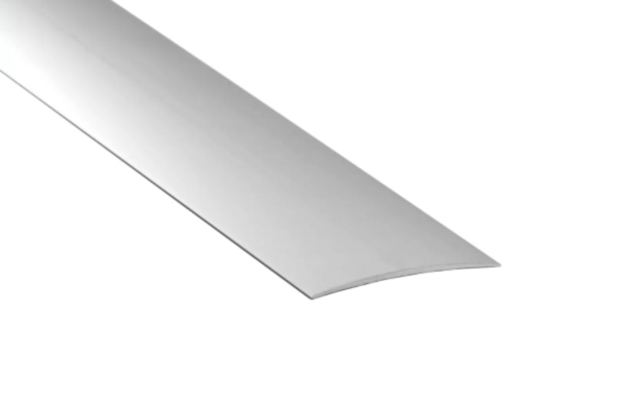 Self adhesive aluminium door threshold strip silver finish 930mm