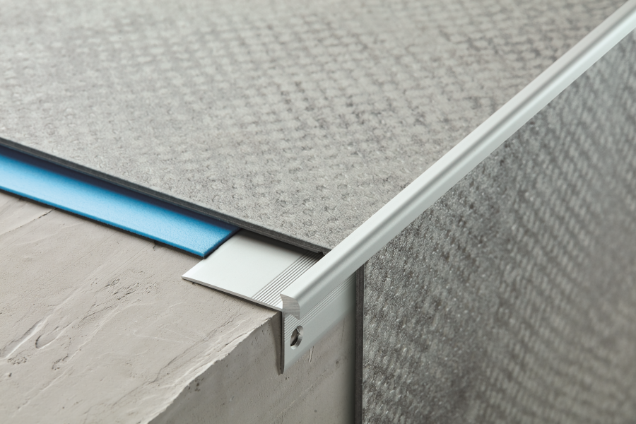 anodised aluminium outer corner stair profile 3 mm