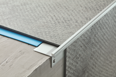anodised aluminium outer corner stair profile 3 mm