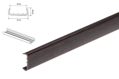 U trim edging strip PVC melamine furniture – african venge 1m & 2.5m

