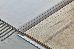 Aluminium door threshold strip 38mm x 900mm – self adhesive anodised