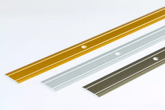 flat aluminium door bar 30mm champagne colour