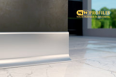 waterproof aluminium skirting board for kitchens and bathrooms