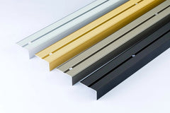 anodised aluminium stair nosing 40×20 mm silver