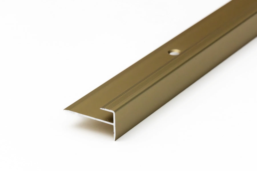 gold aluminium stair nosing outer corner profile 900mm