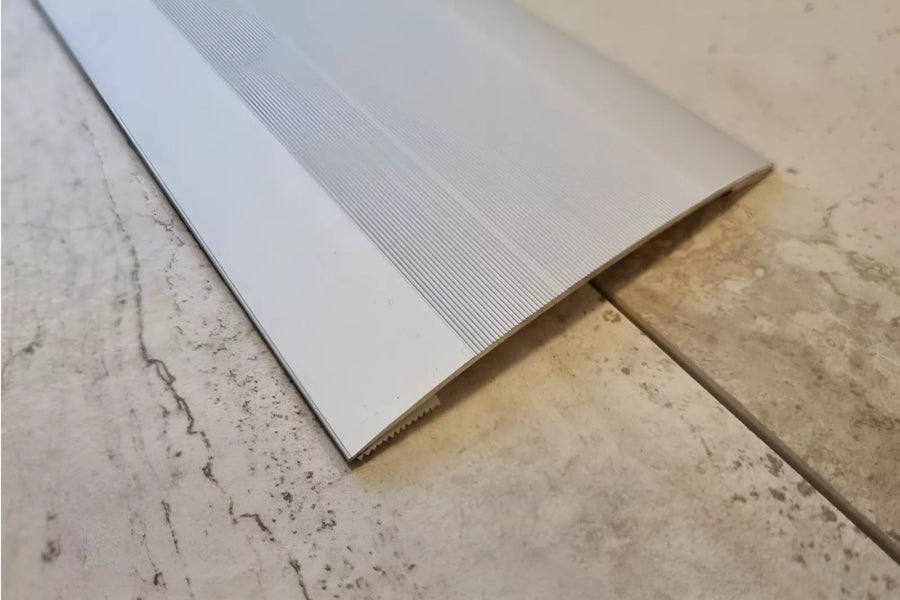 Self adhesive aluminium door threshold strip – silver 100 MM x 930 MM