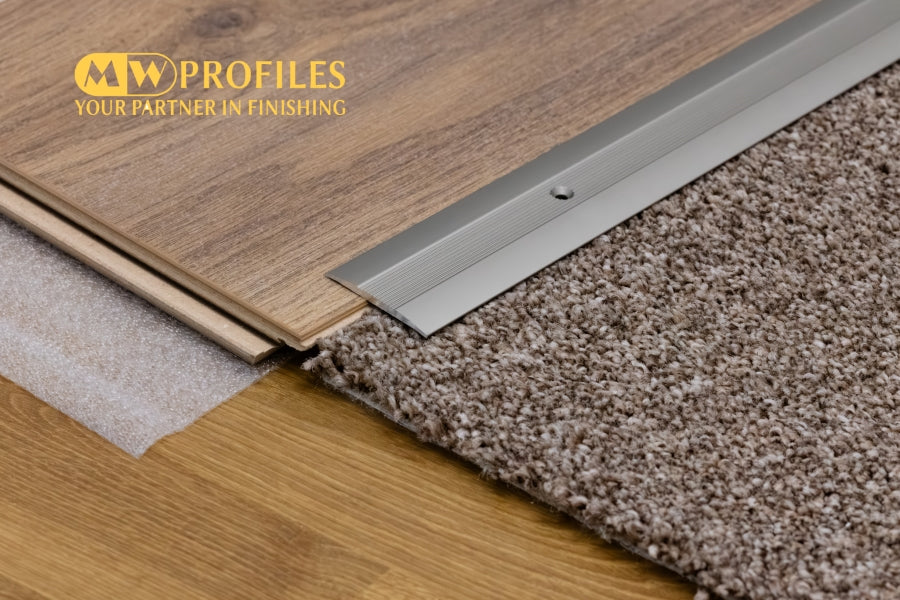 durable aluminium 38mm threshold strip anodised finish