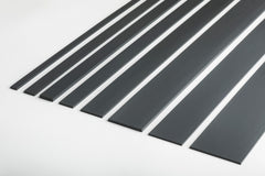 PVC plastic flat bar 1 Metre & 2.50 Metres Length antracite