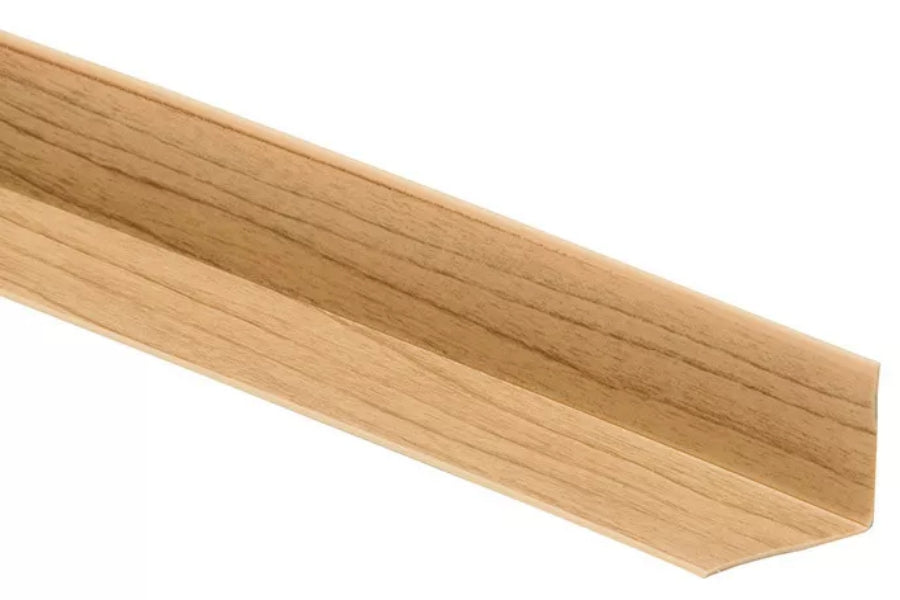 wood effect flexible PVC skirting tape 50mm x 5 metre roll