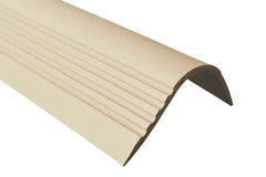 anti slip PVC stair profile grooved surface