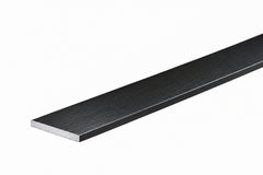 black aluminium flat bar 20x2 mm brushed black strip
