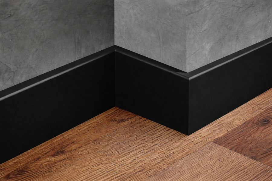 Modern PVC skirting board 80mm room finish