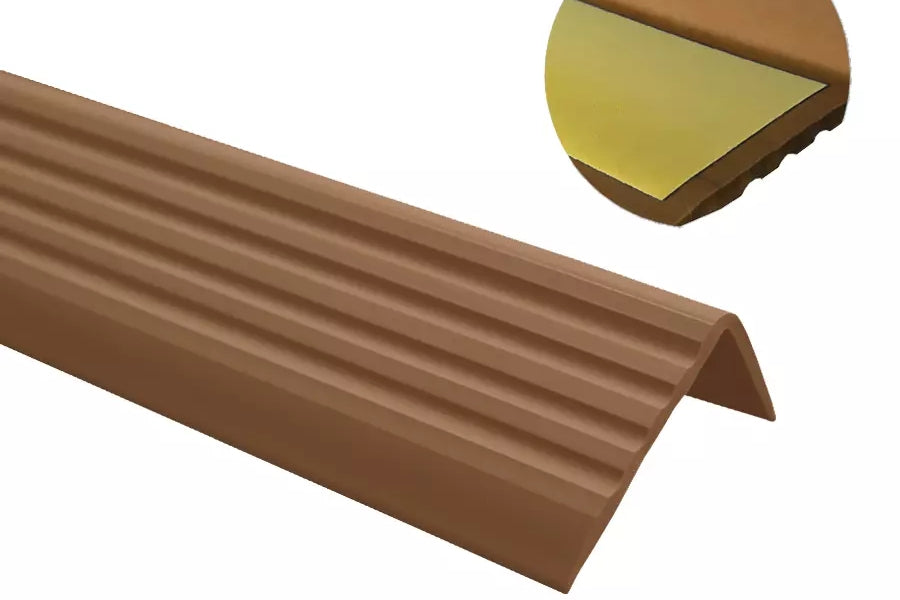 flexible PVC stair edging self adhesive design
