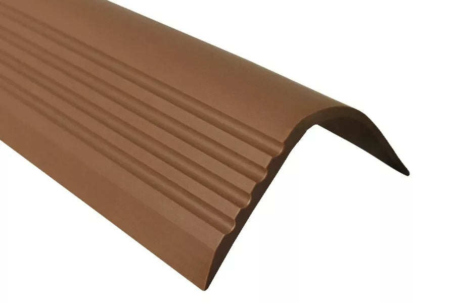 non slip bullnose PVC stair trim 70×40 mm