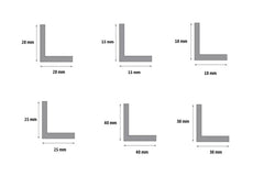  Wood Effect Plastic PVC Corner