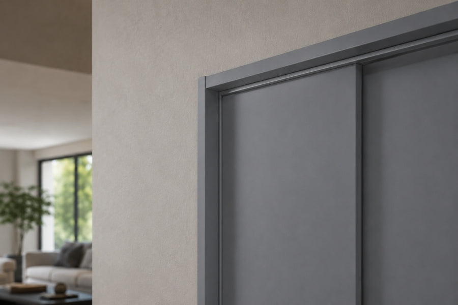 dark grey pvc beading