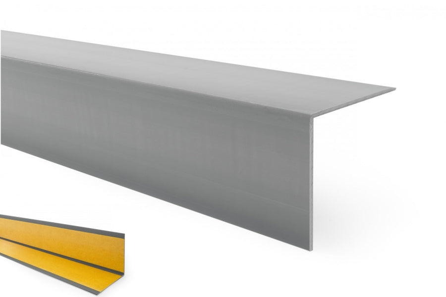 PVC angle trim adhesive backing