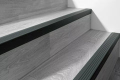 non slip PVC rubber stair nosing 52×42 mm