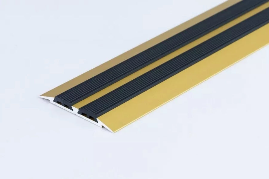 gold aluminium transition strip 2m length