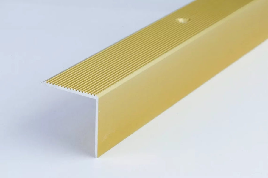 900 mm aluminium stair edging profile silver finish