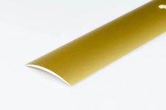 Aluminium door threshold strip 40mm gold anodised 2m length