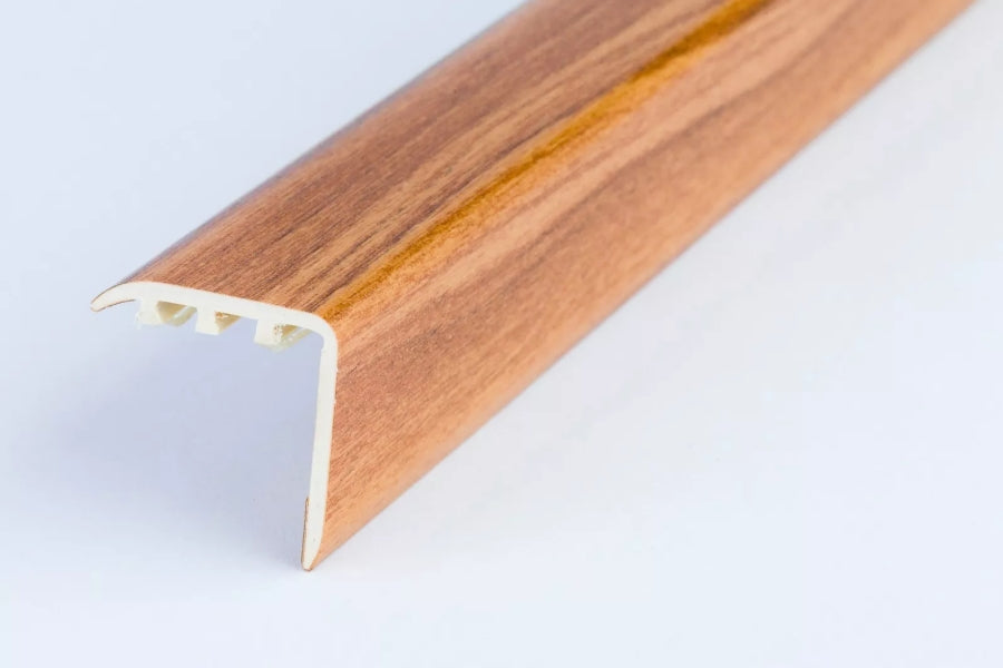 PVC stair edging 30×30 mm oak effect finish