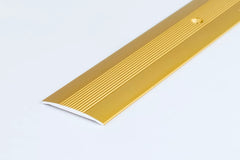 Aluminium door threshold strip 38mm gold 2 metre length