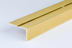 2 m anodised stair nosing grooved anti-slip