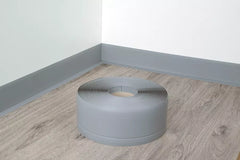 Flexible PVC skirting board 100mm – light gray 10m roll