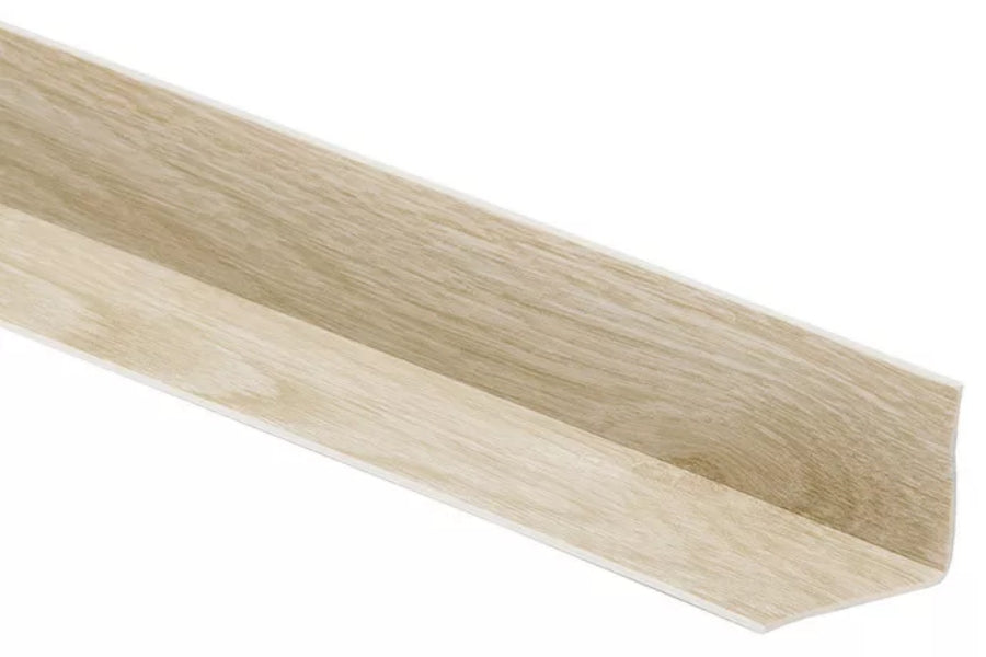 scratch resistant PVC skirting 50mm height wood grain