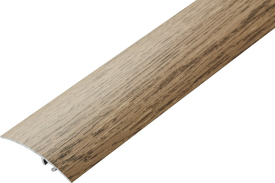 natural oak Aluminium wood effect door threshold strip 930 mm 