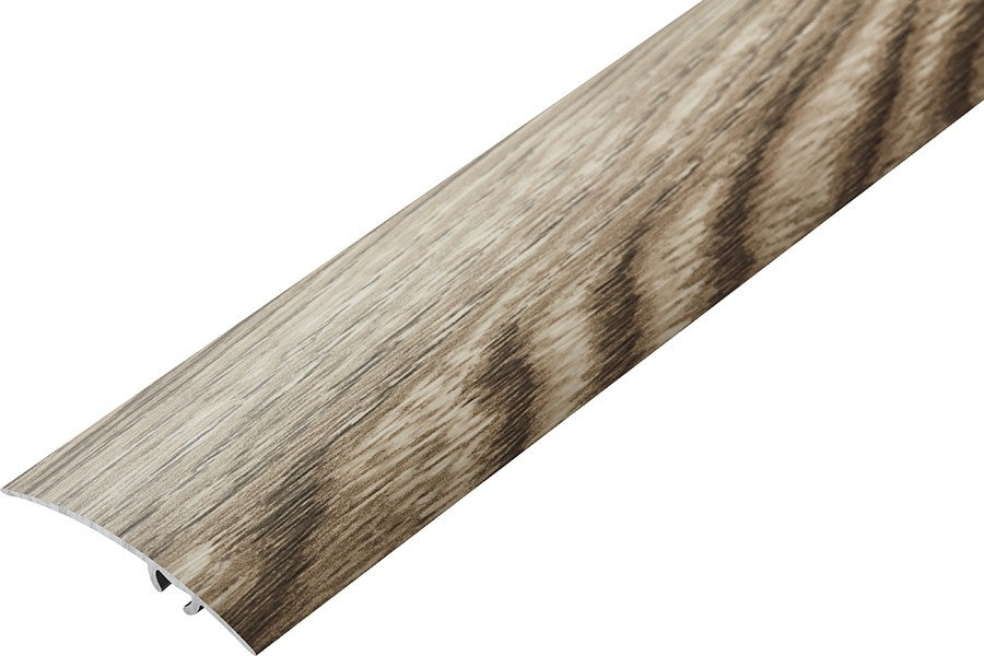 Aluminium wood effect door threshold strip 930 mm – oak clay