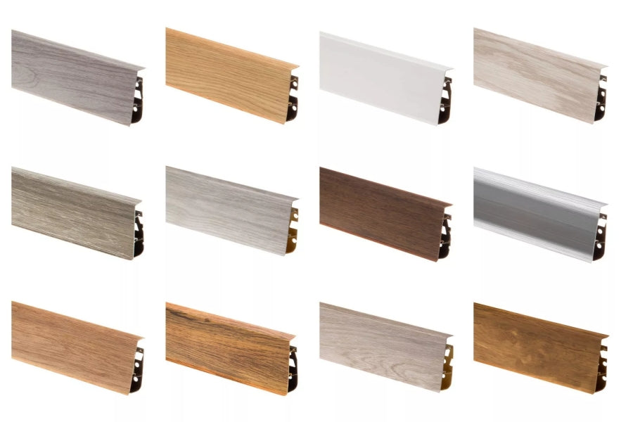 high profile PVC skirting for kitchens and bathrooms