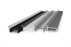 PVC edge trim for cabinet plinths 16-18 mm