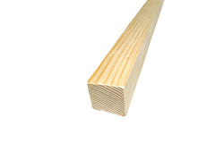 Planed wooden timber beam – smooth sawn pine moulding
