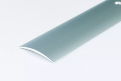 Aluminium door threshold strip 40mm silver anodised 1m length