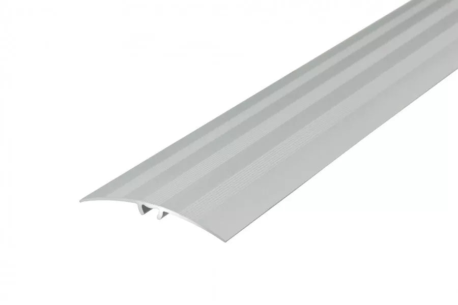 Self adhesive aluminium door threshold strip 47mm x 930mm silver anodised