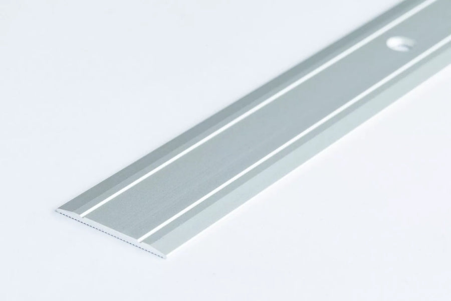 anodised aluminium flat threshold bar champagne