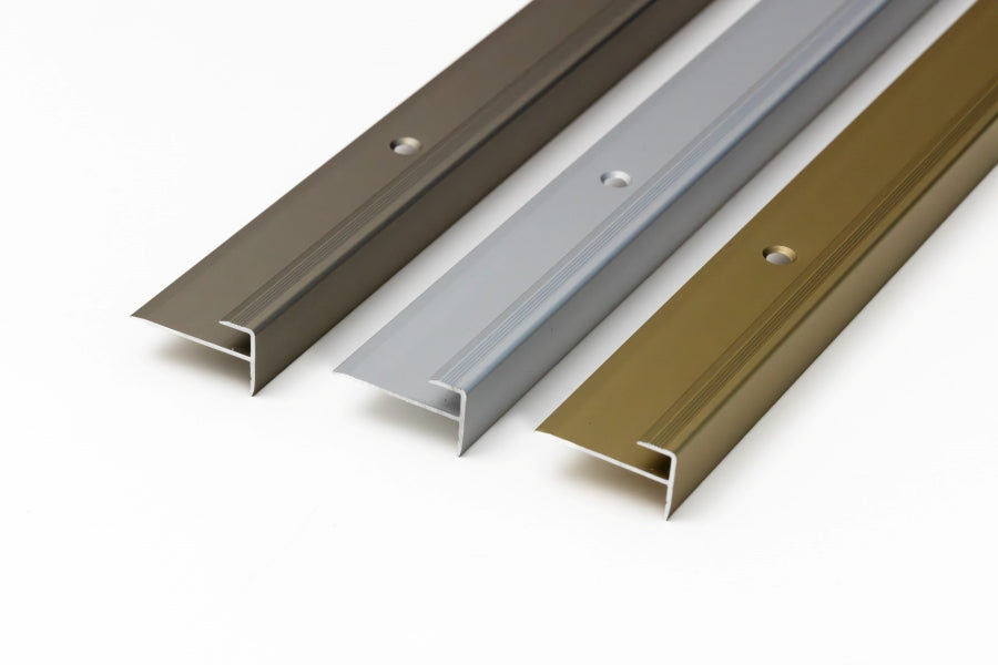 aluminium stair edge protection for 5mm LVT steps