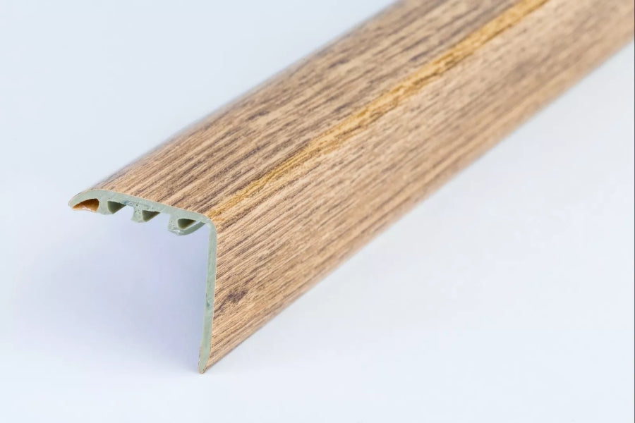 durable PVC stair profile for wooden steps